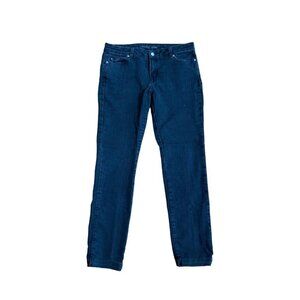 Michael Kors Womens Size 8 Dark Blue Denim Jeans Casual Stretch Fit